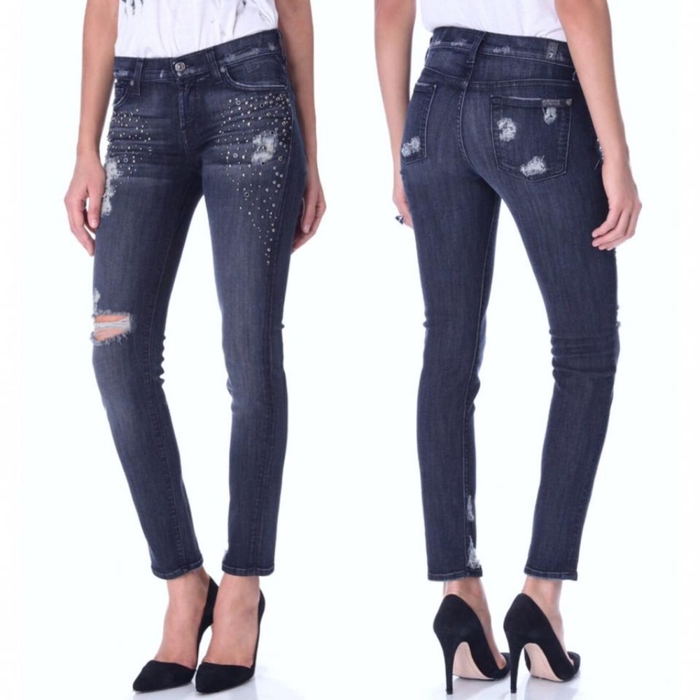 7 for all Manking Slim cigarette jean